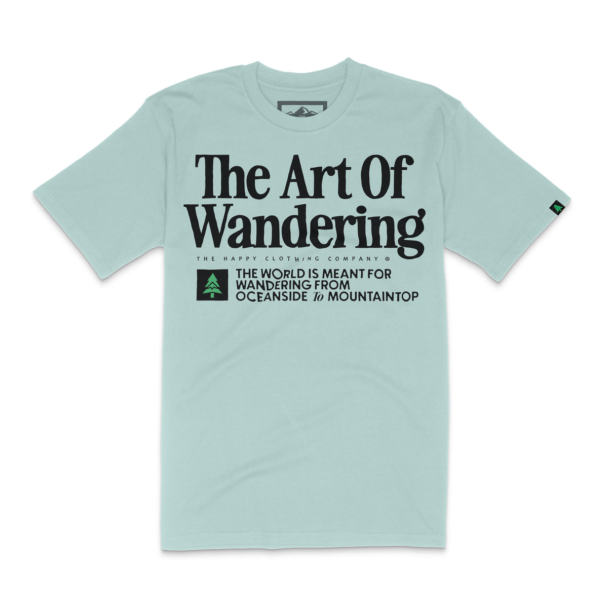 The Art Of Wandering 'Lifestyle Tee' | Premium Heavyweight | - The Happy Clothing Company