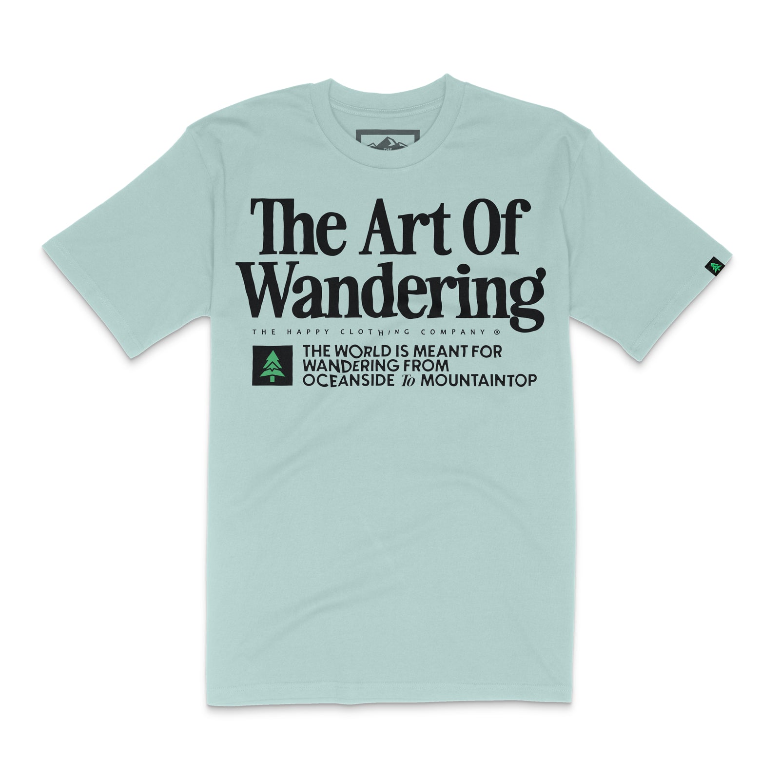 The Art Of Wandering 'Lifestyle Tee' | Premium Heavyweight | - The Happy Clothing Company