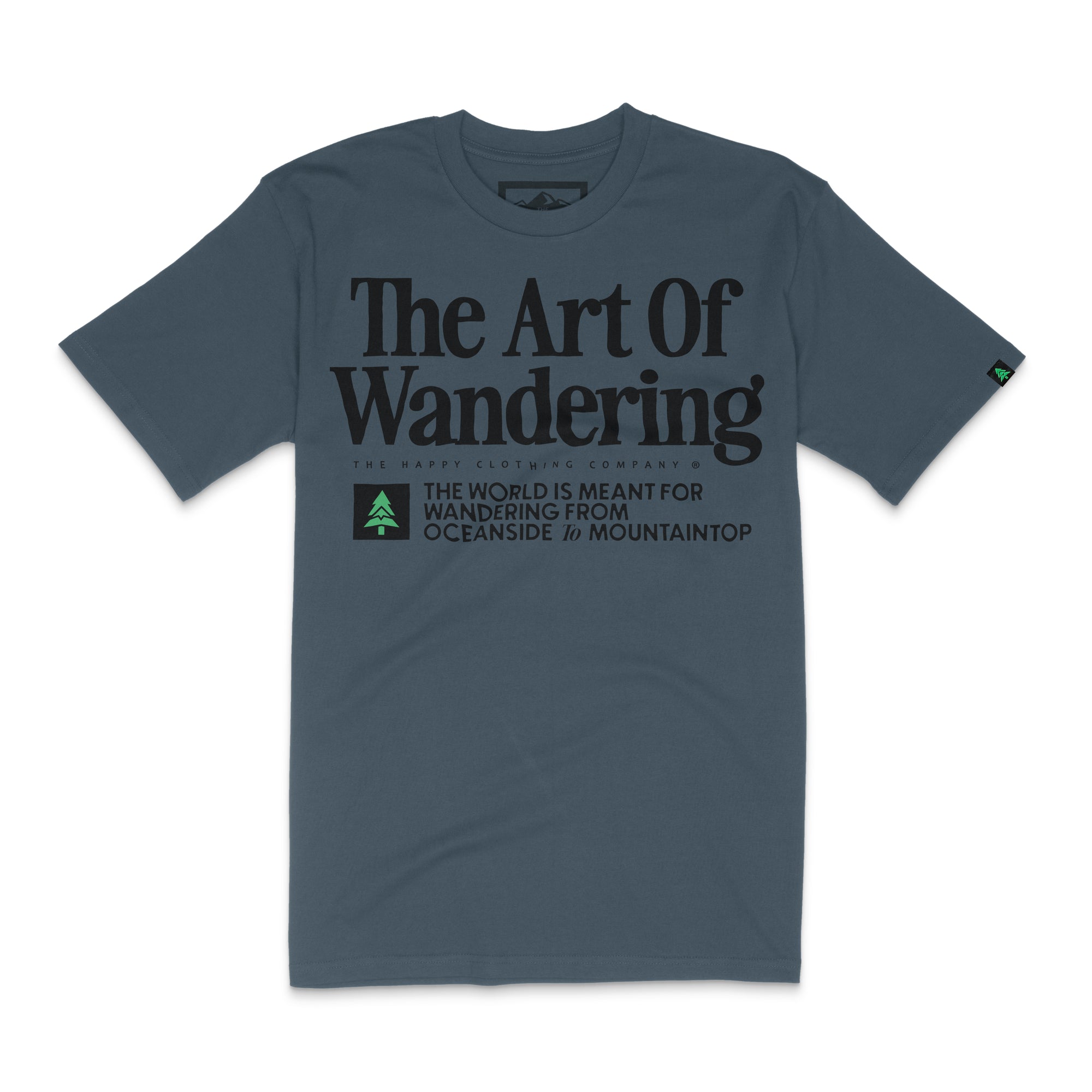 The Art Of Wandering Cotton Tee | Peaks & Pines Edition |