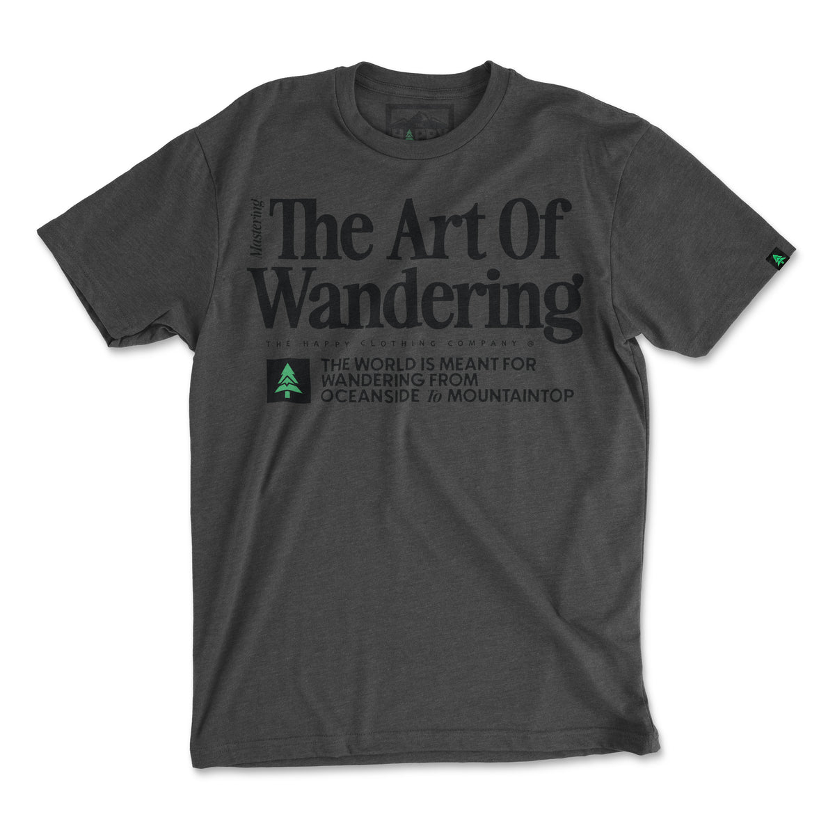 The Art Of Wandering &#39;Explorer Tee&#39; | Lightweight Blend |