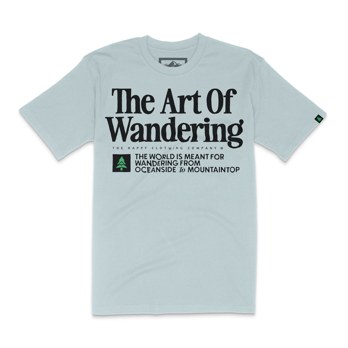 The Art Of Wandering 'Lifestyle Tee' | Premium Heavyweight | - The Happy Clothing Company