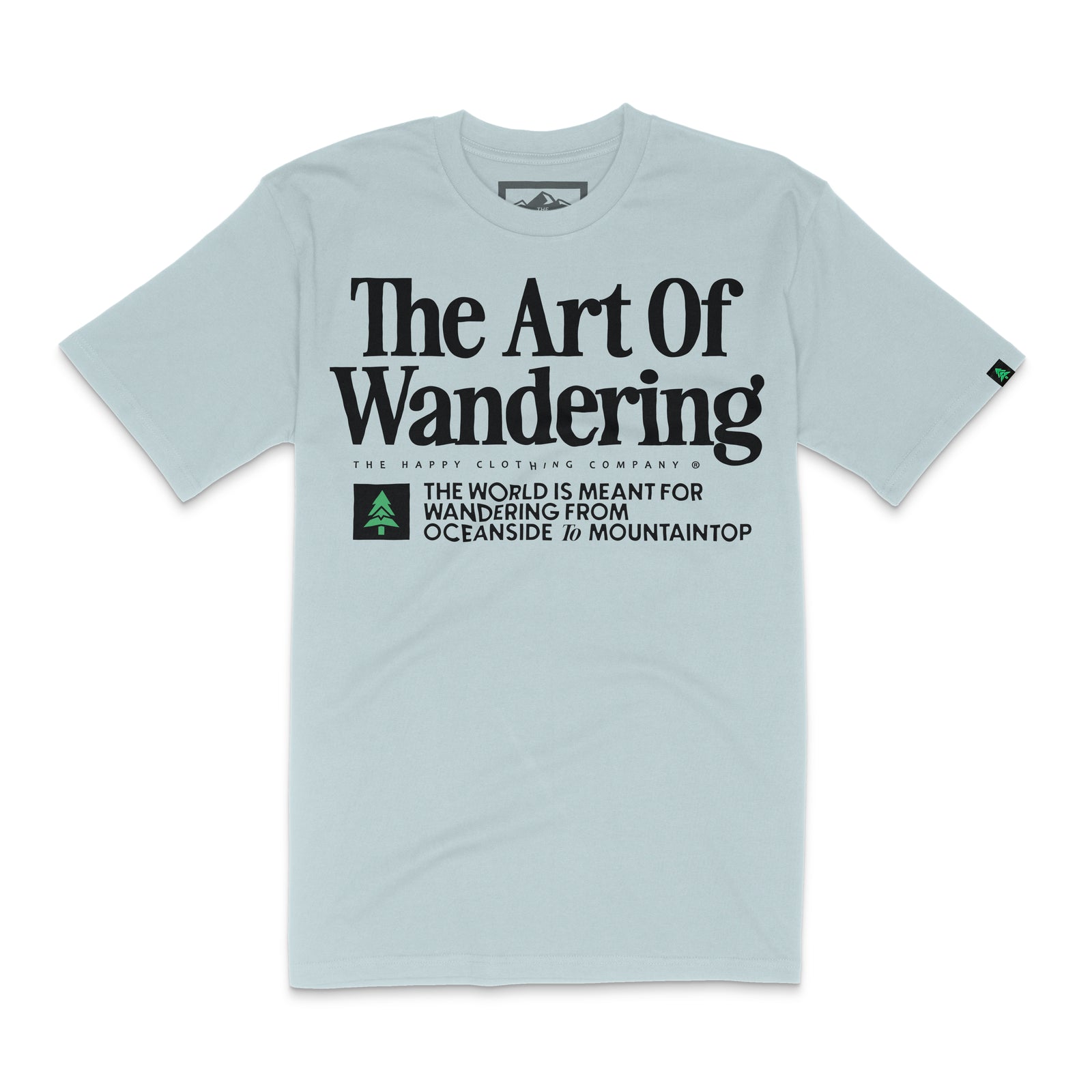 The Art Of Wandering 'Lifestyle Tee' | Premium Heavyweight | - The Happy Clothing Company