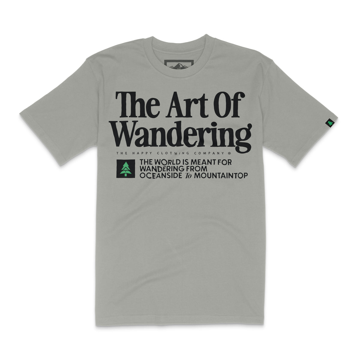 The Art Of Wandering 'Lifestyle Tee' | Premium Heavyweight | - The Happy Clothing Company