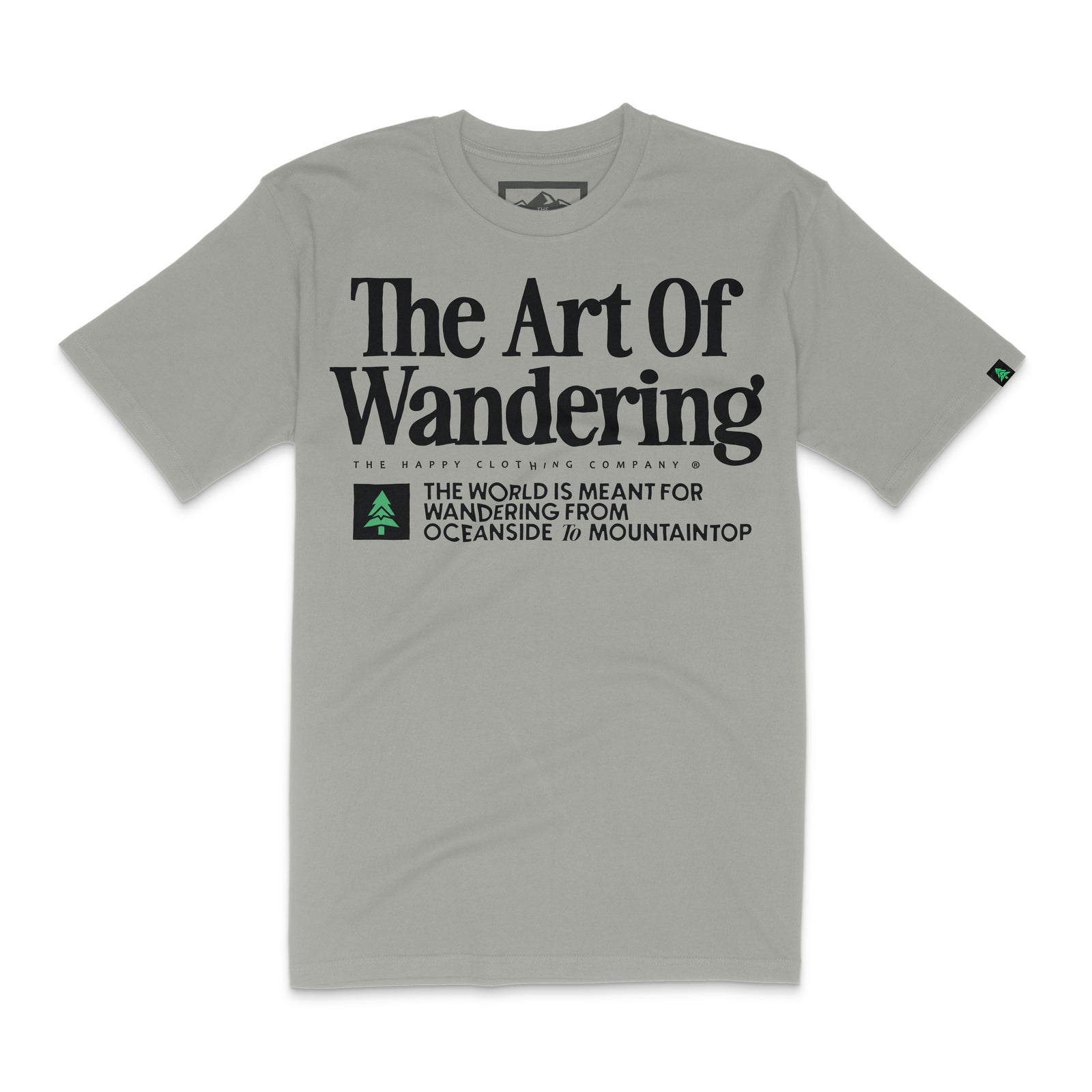 The Art Of Wandering 'Lifestyle Tee' | Premium Heavyweight | - The Happy Clothing Company