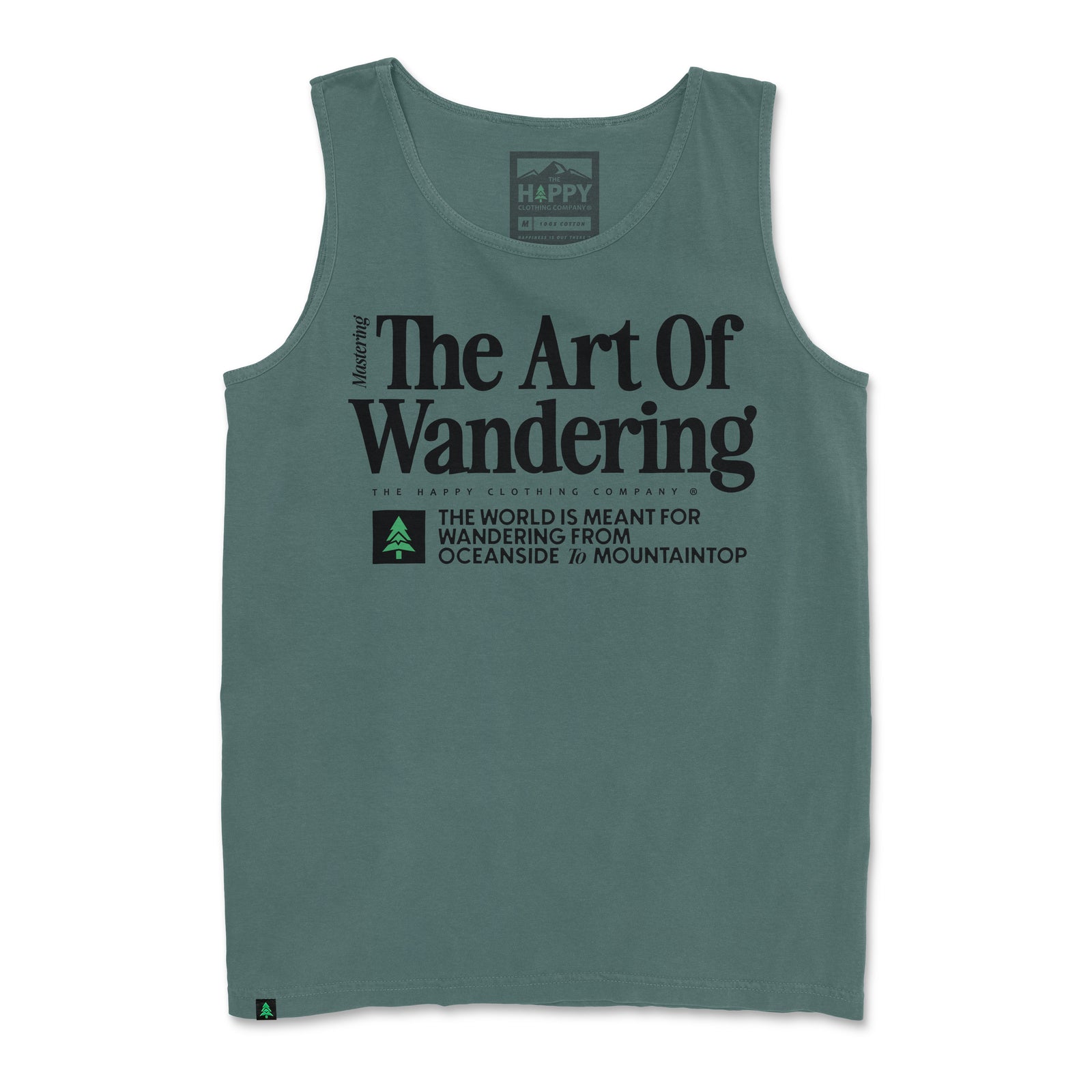 The Art of Wandering Pigment-Dyed Tank - The Happy Clothing Company