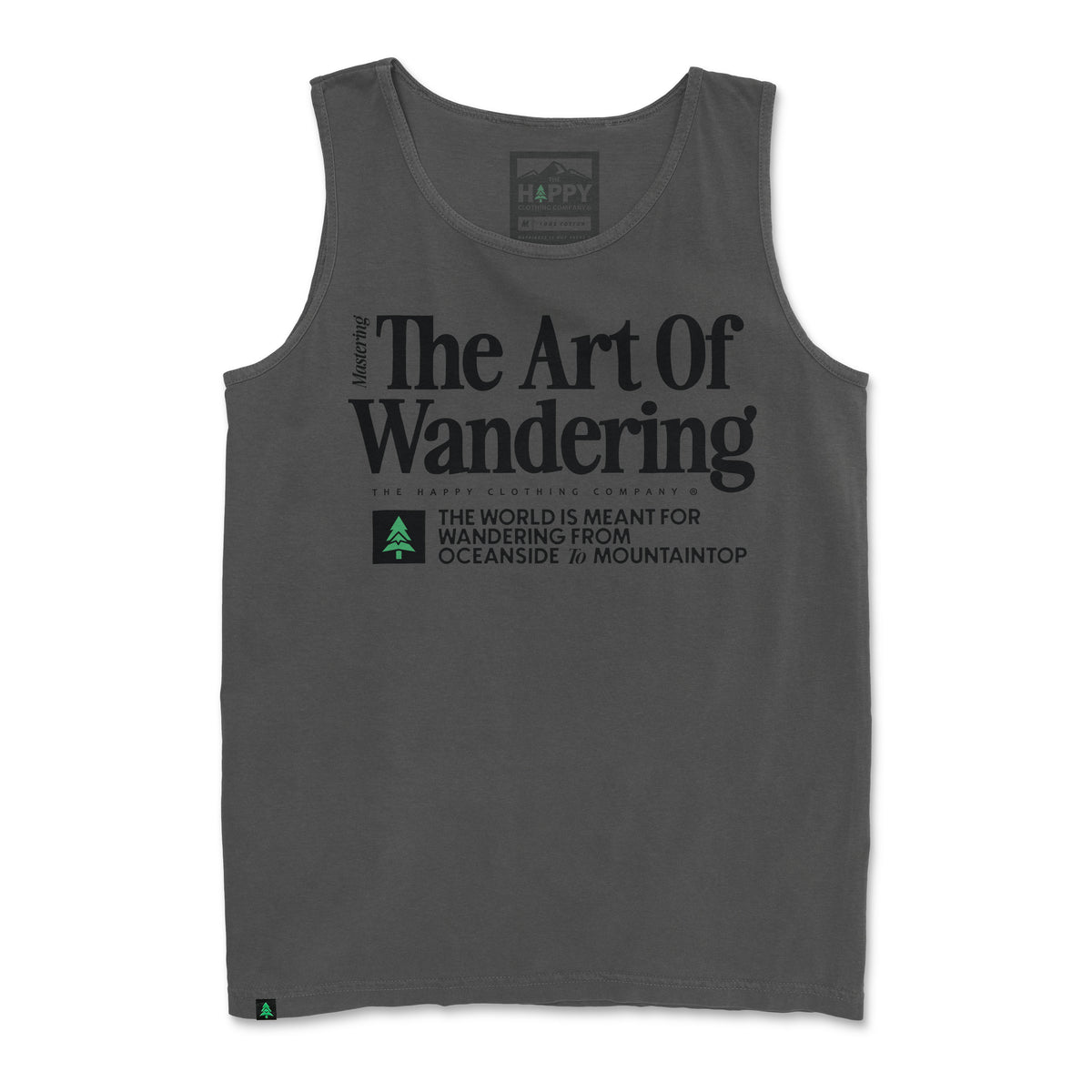 The Art of Wandering Pigment-Dyed Tank - The Happy Clothing Company