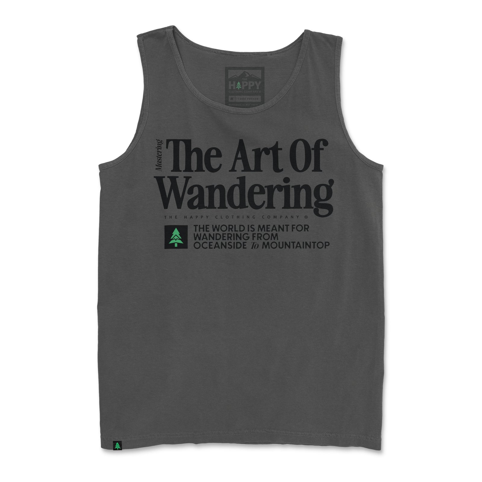 The Art of Wandering Pigment-Dyed Tank - The Happy Clothing Company