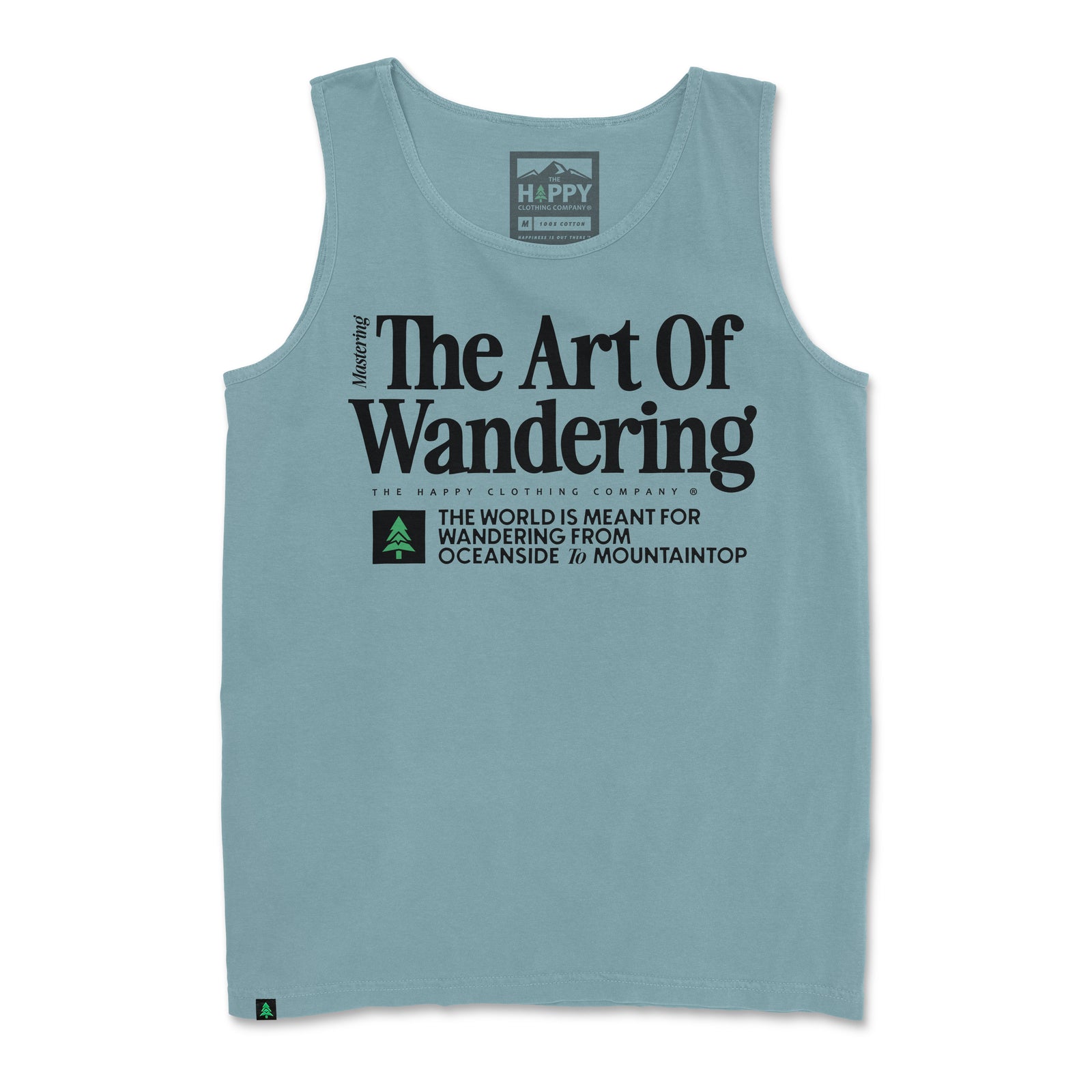 The Art of Wandering Pigment-Dyed Tank - The Happy Clothing Company