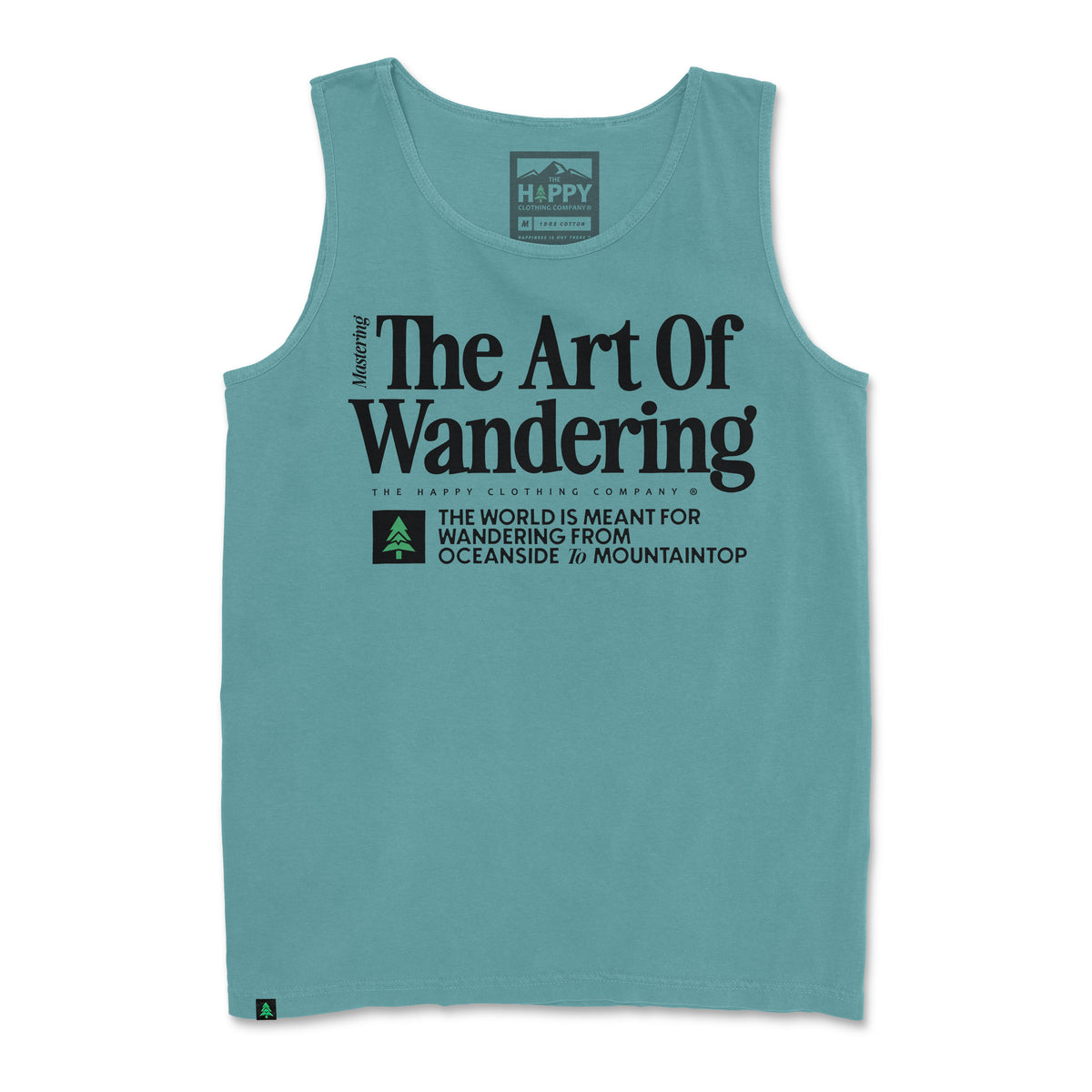 The Art of Wandering Pigment-Dyed Tank - The Happy Clothing Company