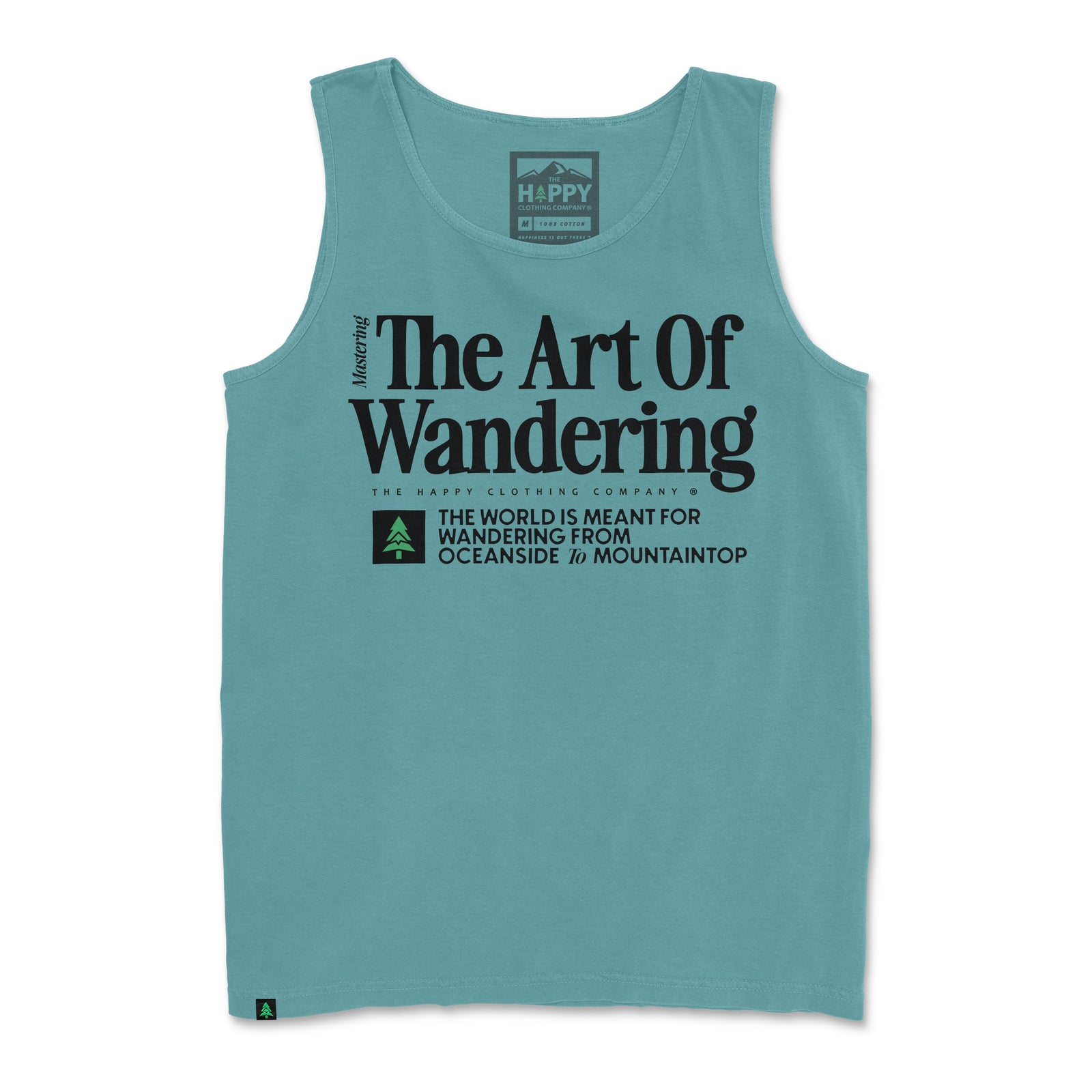 The Art of Wandering Pigment-Dyed Tank - The Happy Clothing Company