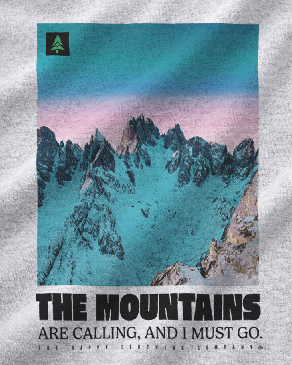 The Mountains Are Calling X John Muir | Premium Heavyweight | Long Sleeve - The Happy Clothing Company