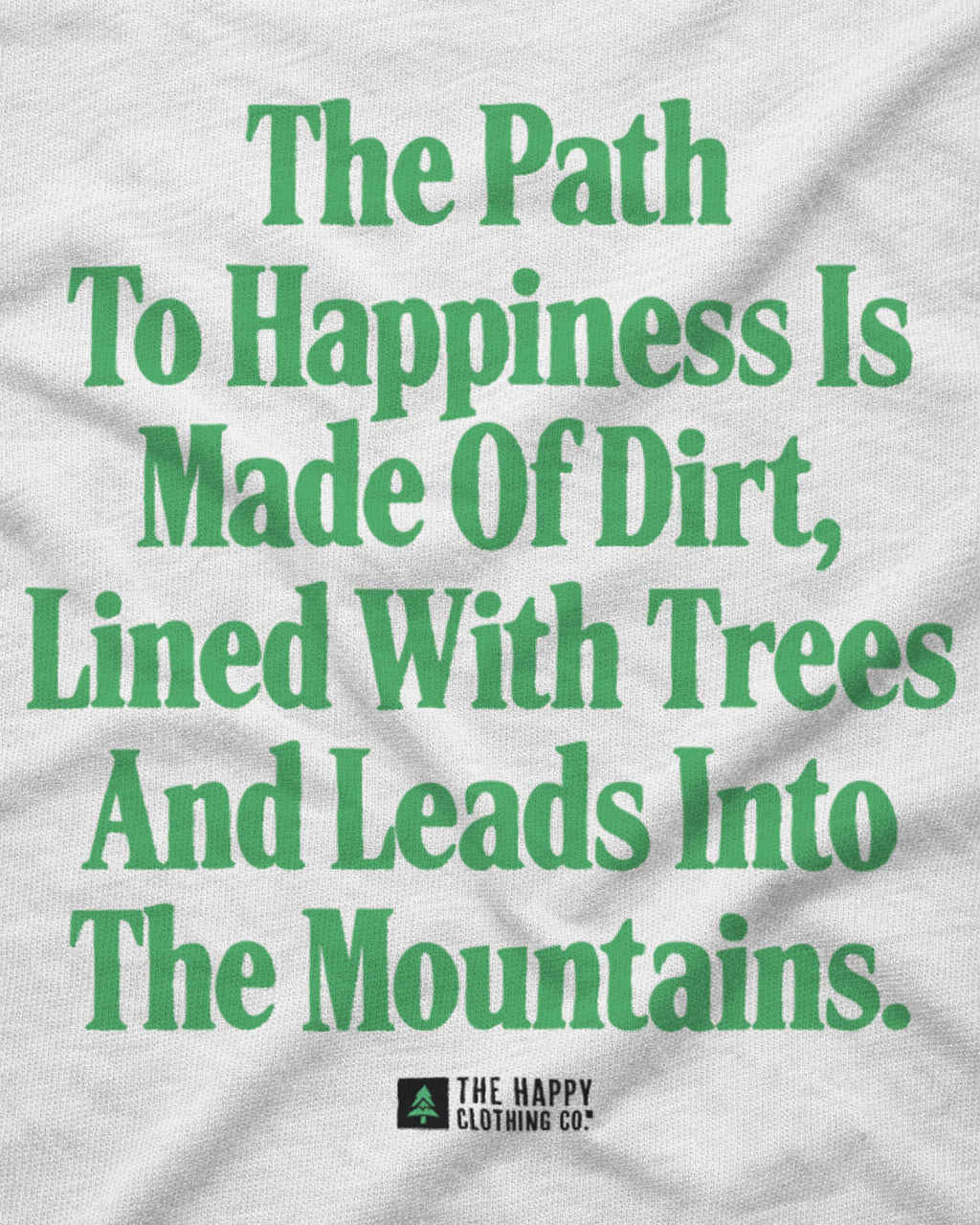 The Path To Happiness Vintage Oversized Tee - The Happy Clothing Company