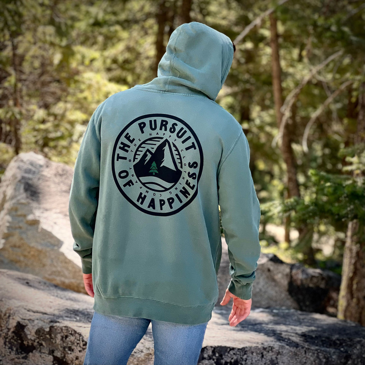 The Pursuit of Happiness Nature-Dyed Unisex Hoodie - The Happy Clothing Company