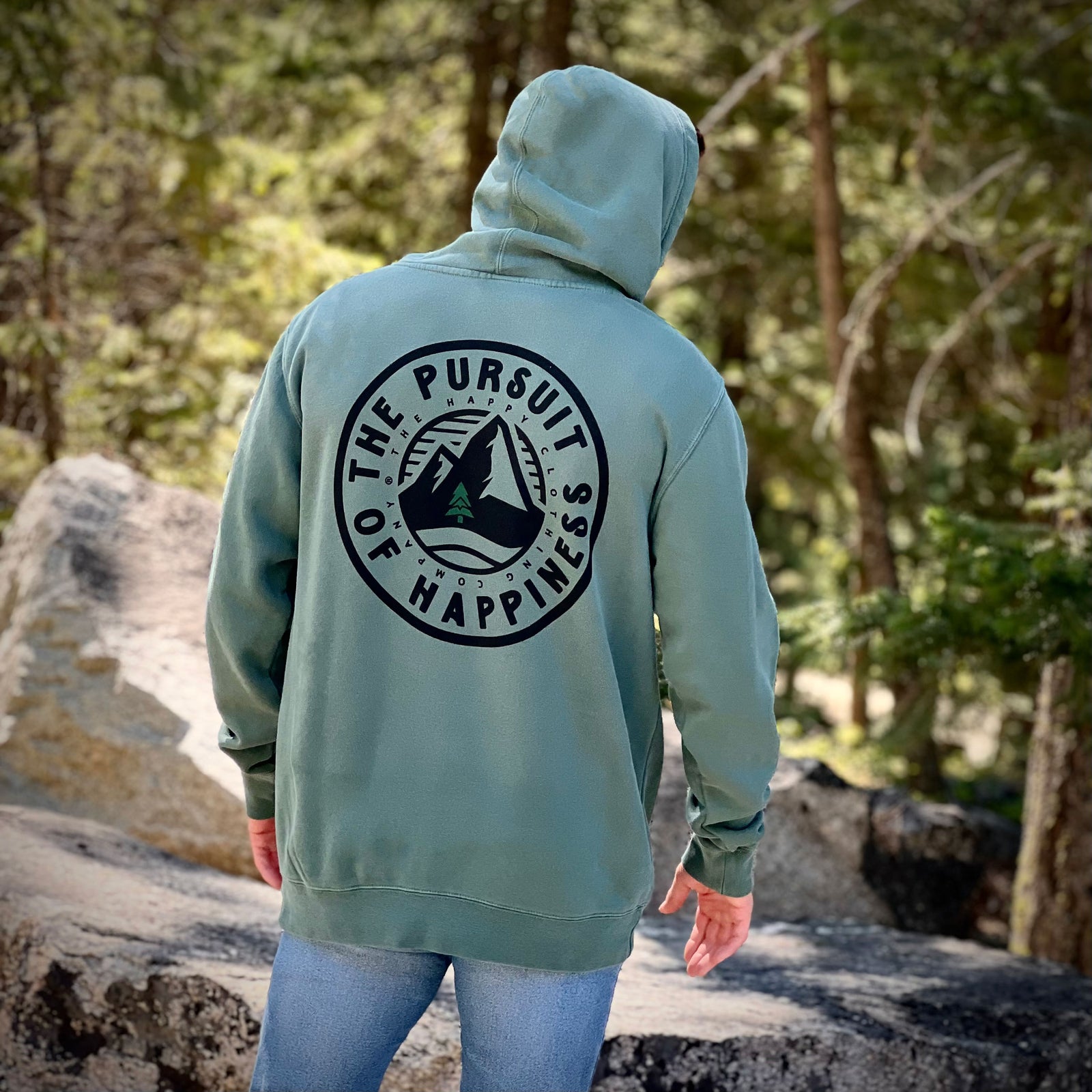 The Pursuit of Happiness Nature-Dyed Unisex Hoodie - The Happy Clothing Company