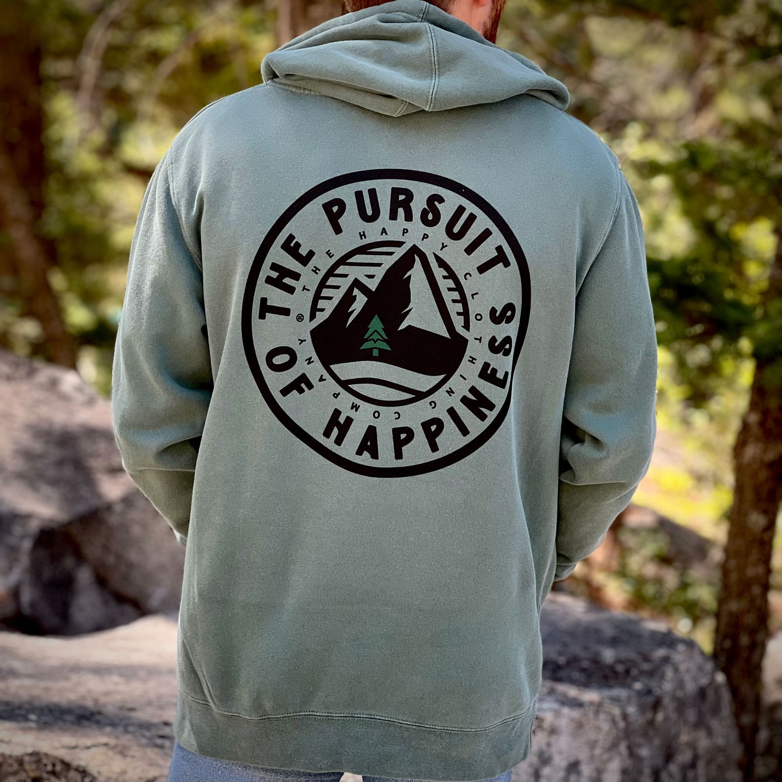The Pursuit of Happiness Nature-Dyed Unisex Hoodie - The Happy Clothing Company