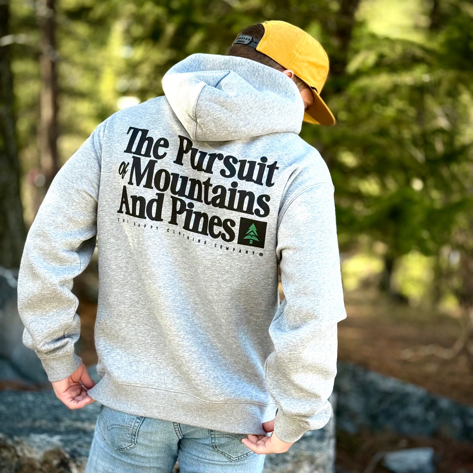 Pursuit Of Mountains and Pines Unisex Relaxed Hoodie - The Happy Clothing Company