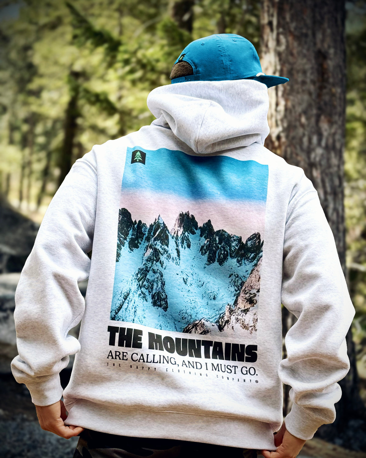 The Mountains Are Calling X John Muir Unisex Relaxed Hoodie - The Happy Clothing Company