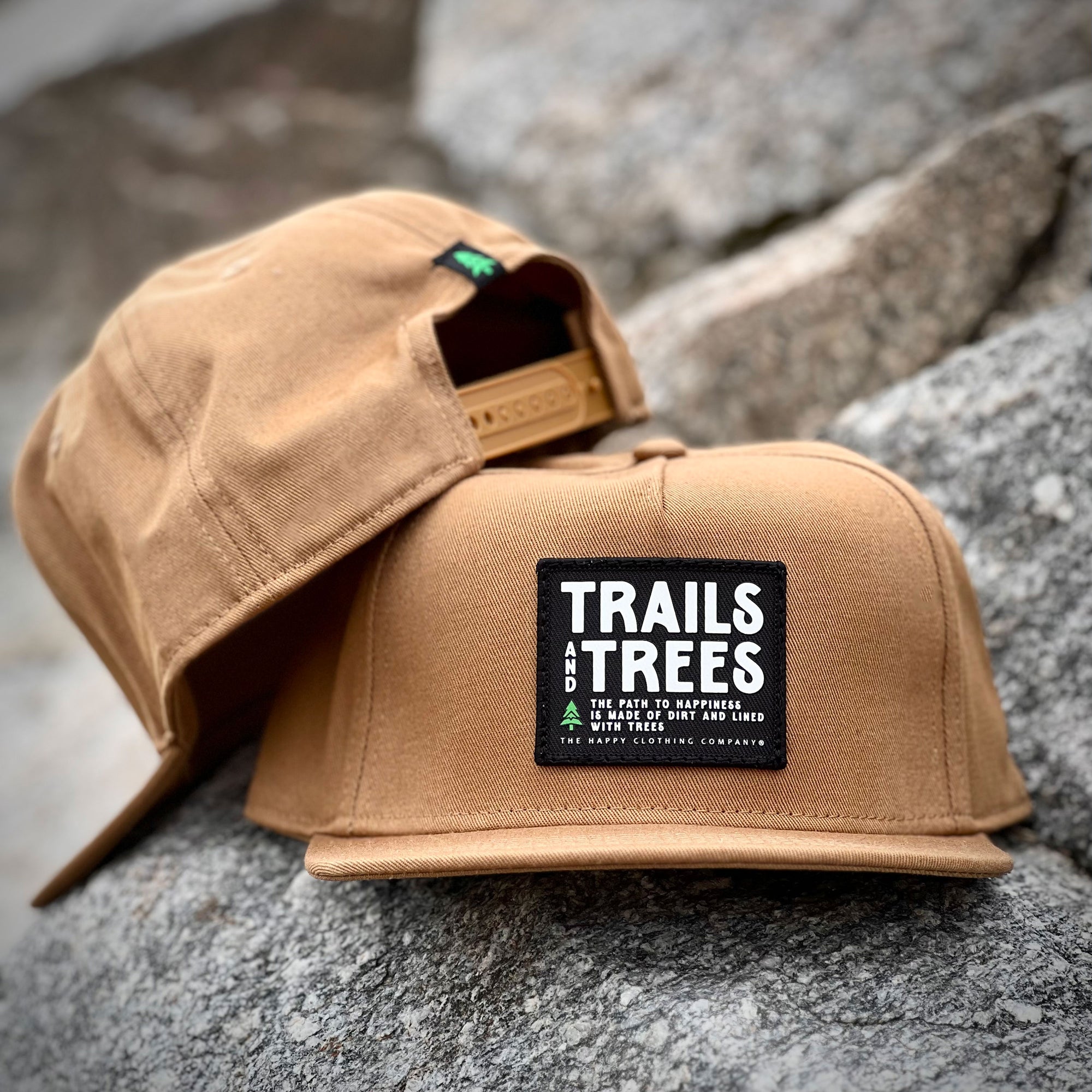 Trails and Trees 5 Panel High Profile Snapback