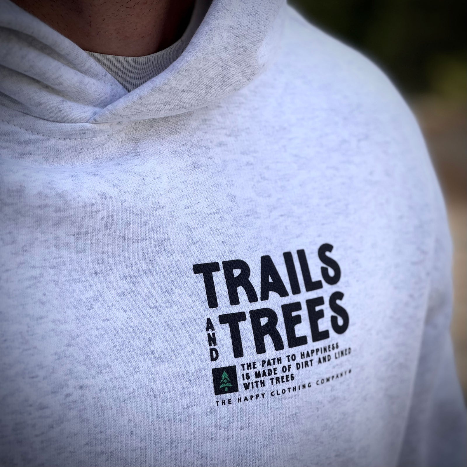 Trails and Trees Unisex Relaxed Hoodie - The Happy Clothing Company