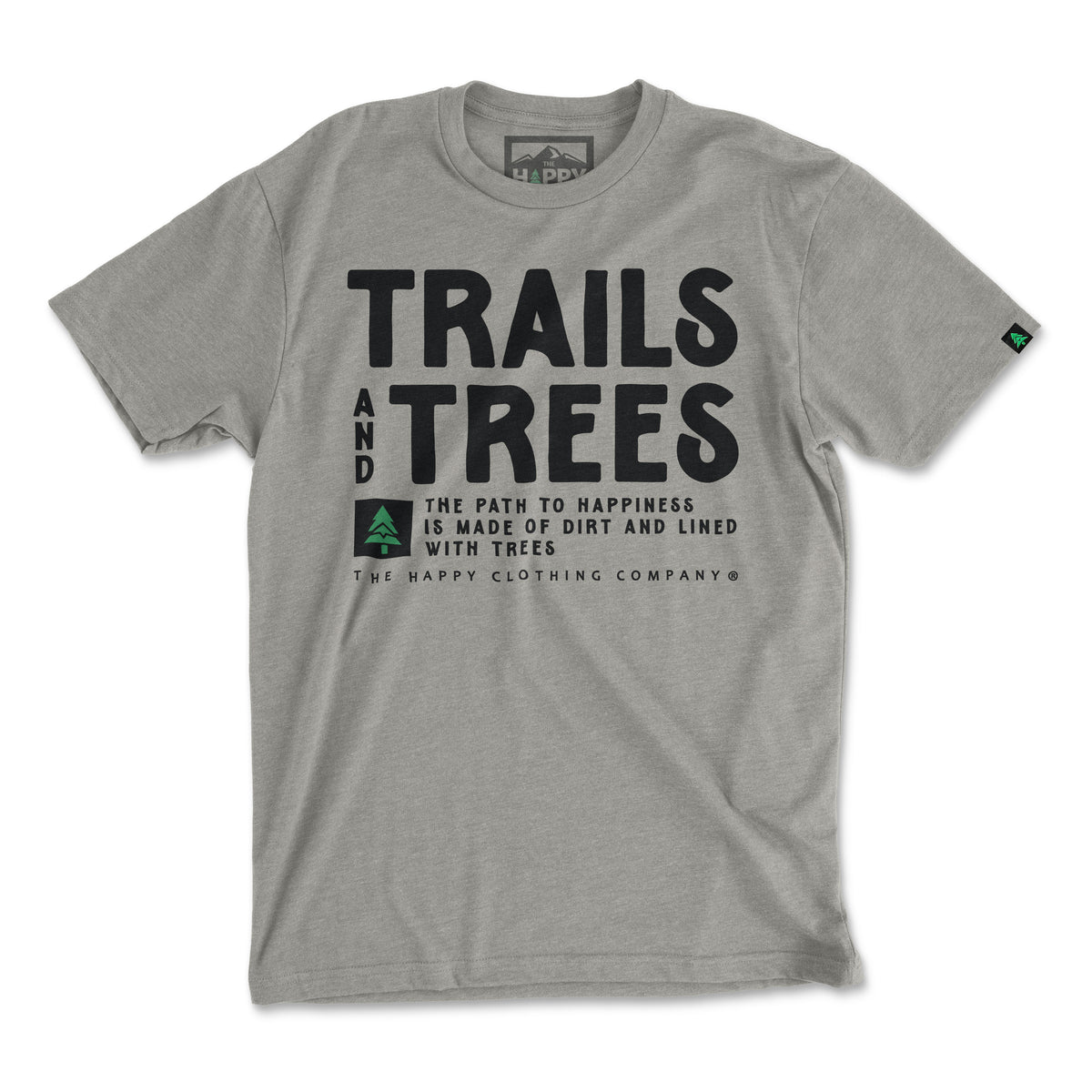 Trails and Trees Blend Tee | Lightweight | - The Happy Clothing Company