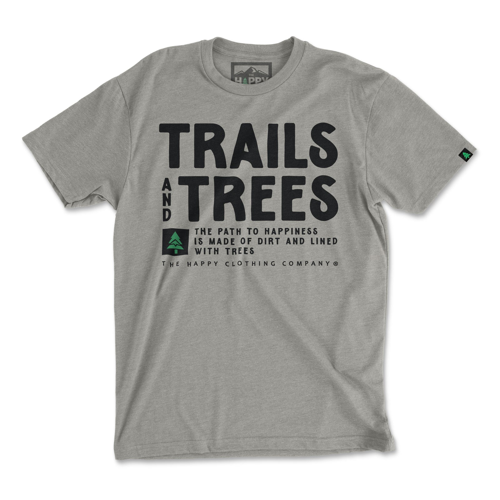 Trails and Trees Blend Tee | Lightweight | - The Happy Clothing Company