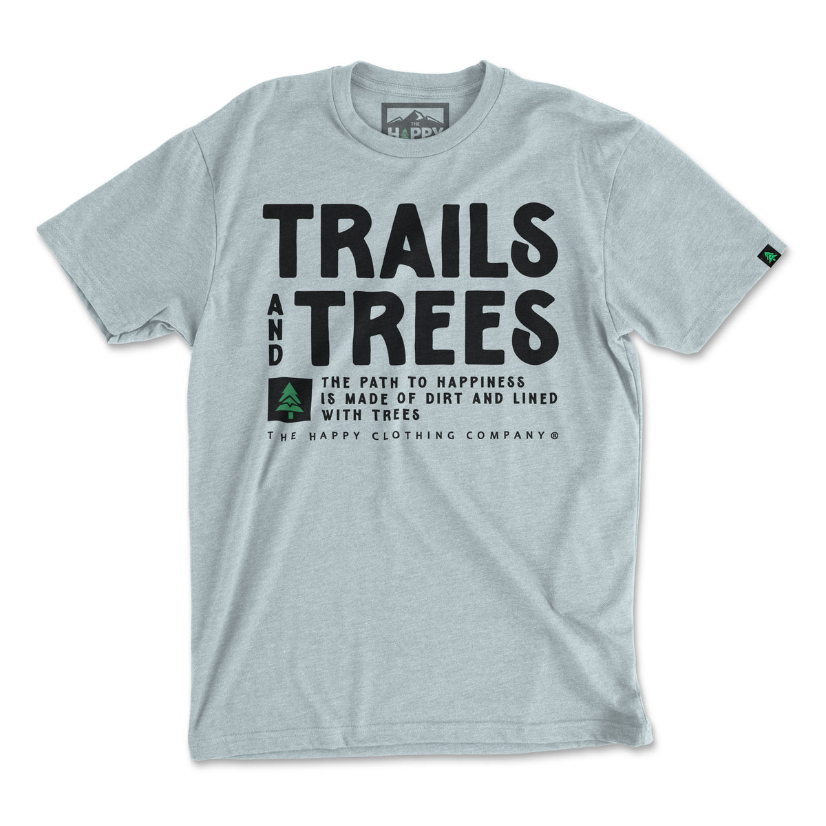 Trails and Trees Blend Tee | Lightweight | - The Happy Clothing Company