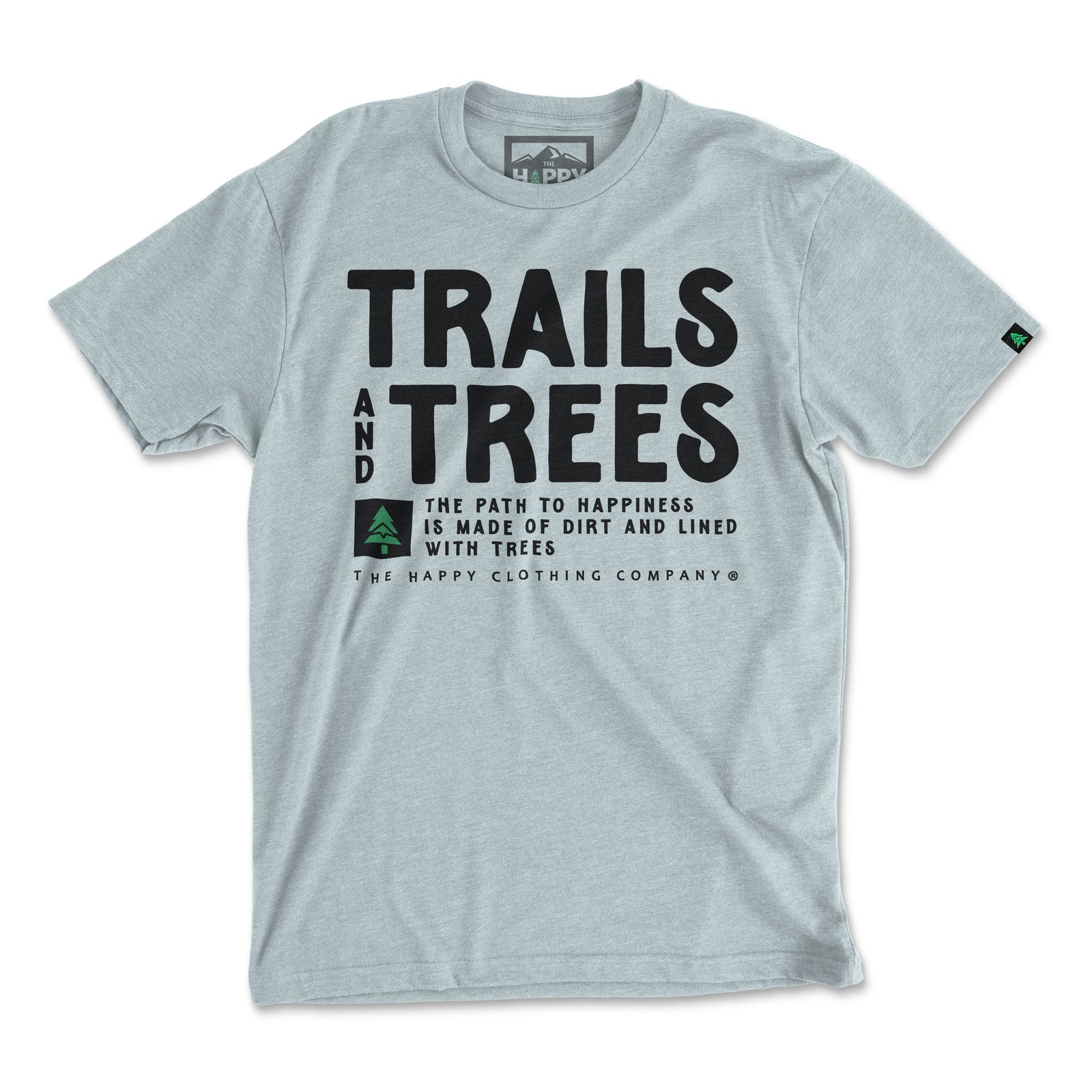 Trails and Trees Blend Tee | Lightweight | - The Happy Clothing Company