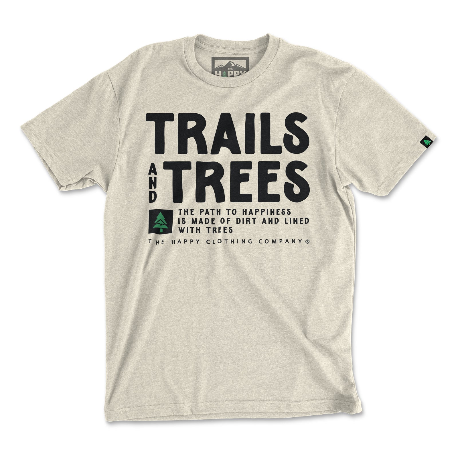 Trails and Trees Blend Tee | Lightweight | - The Happy Clothing Company