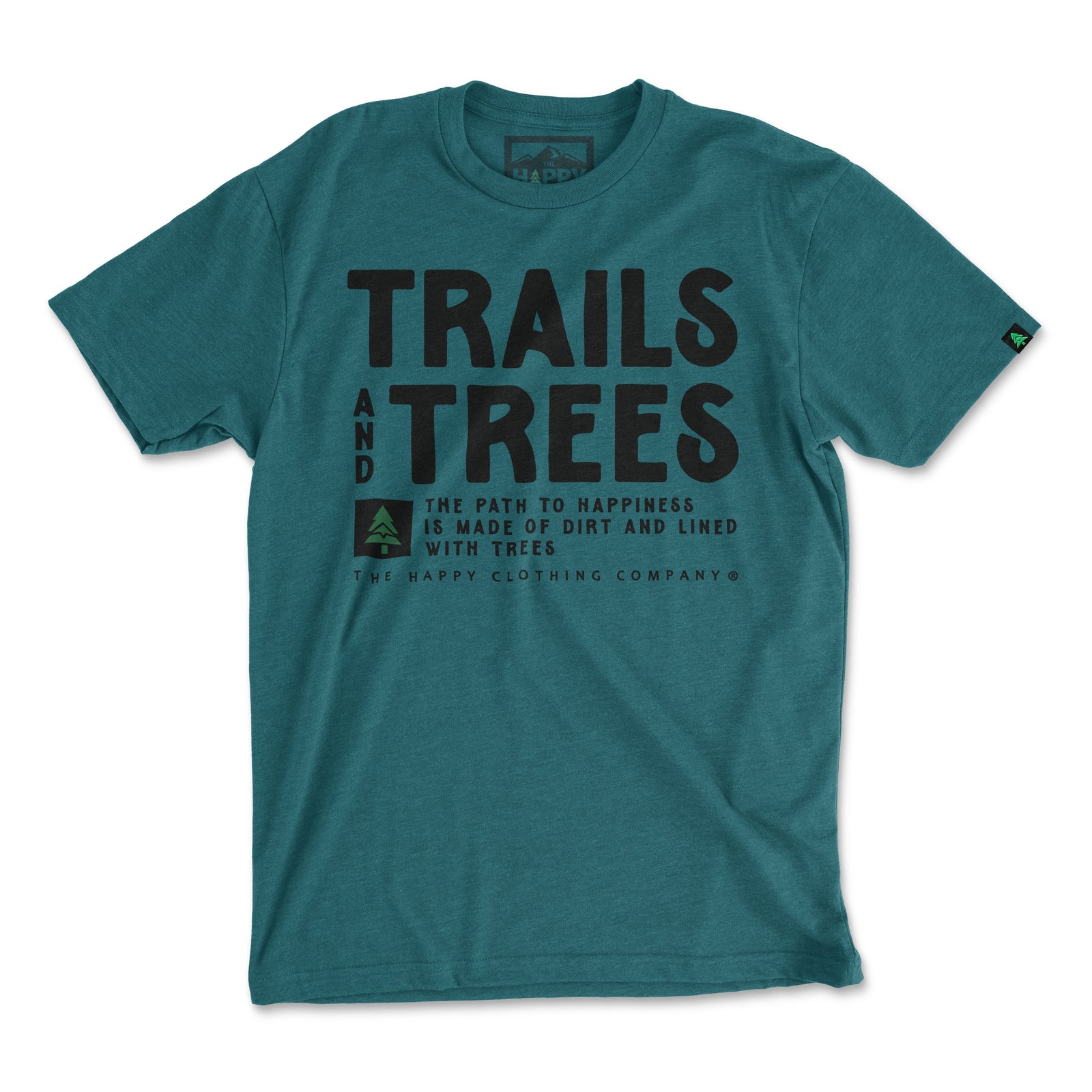Trails and Trees Blend Tee | Lightweight | - The Happy Clothing Company