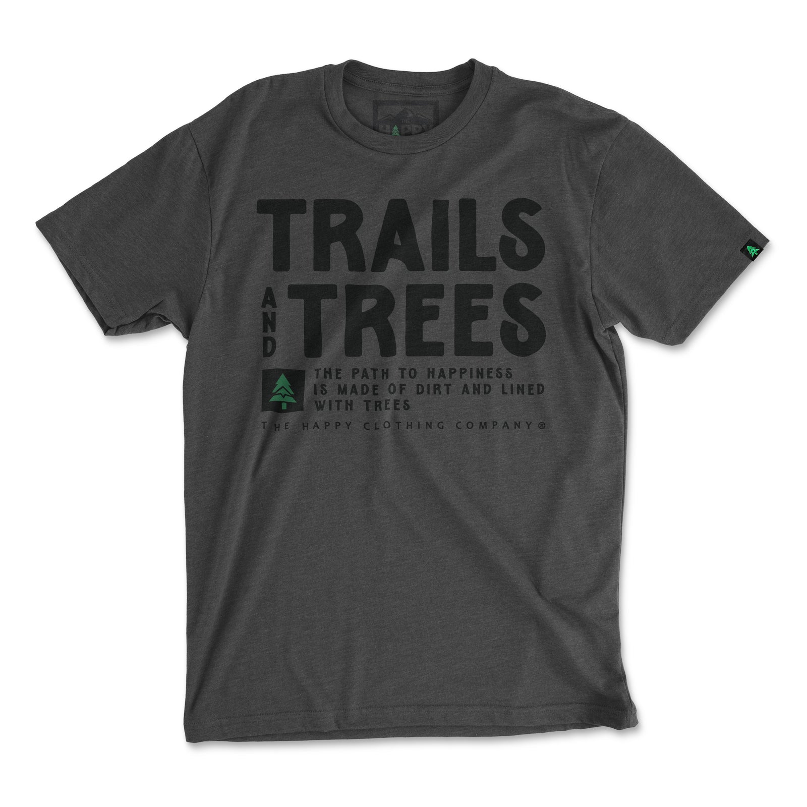Trails and Trees Blend Tee | Lightweight | - The Happy Clothing Company