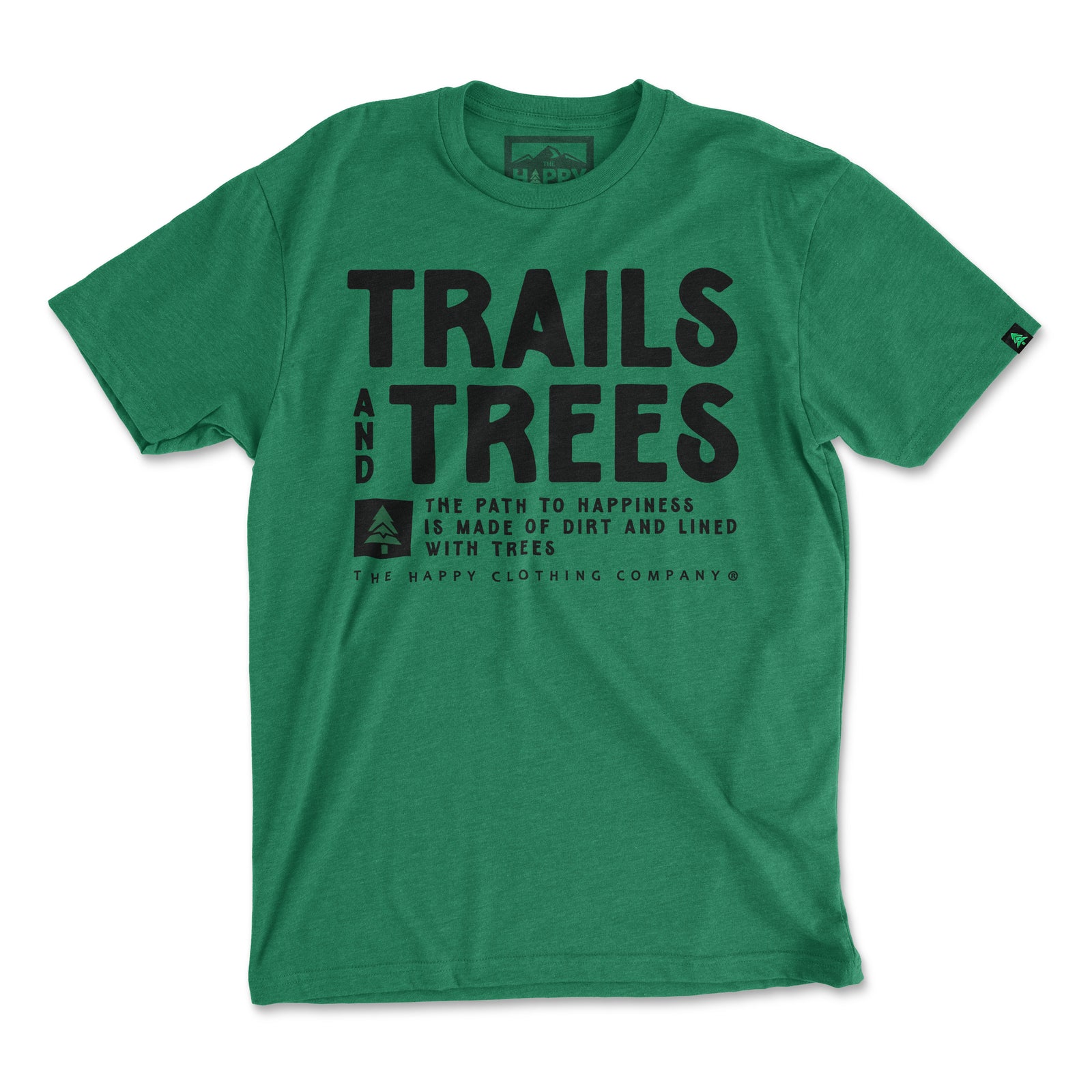 Trails and Trees Blend Tee | Lightweight | - The Happy Clothing Company