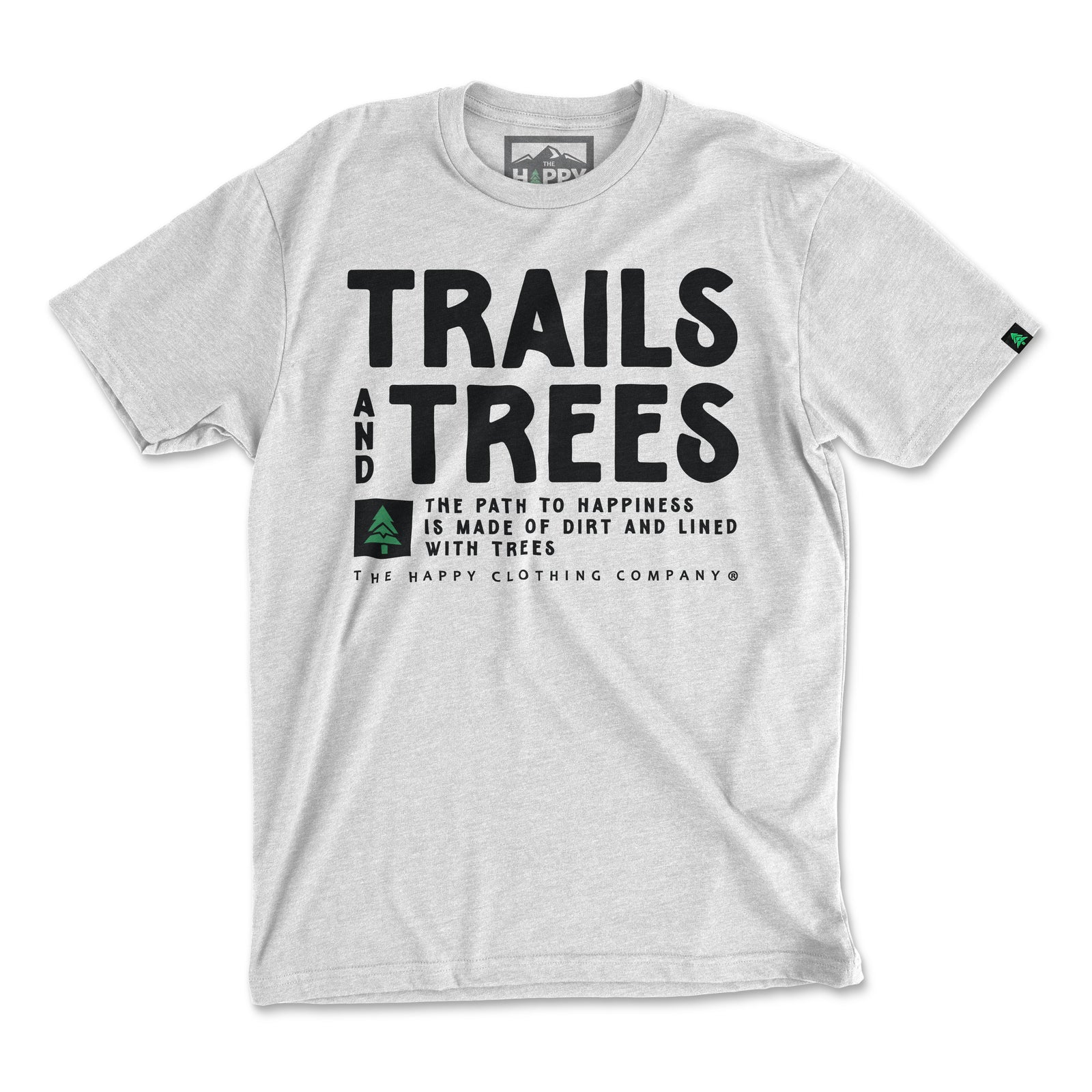 Trails and Trees Blend Tee | Lightweight | - The Happy Clothing Company