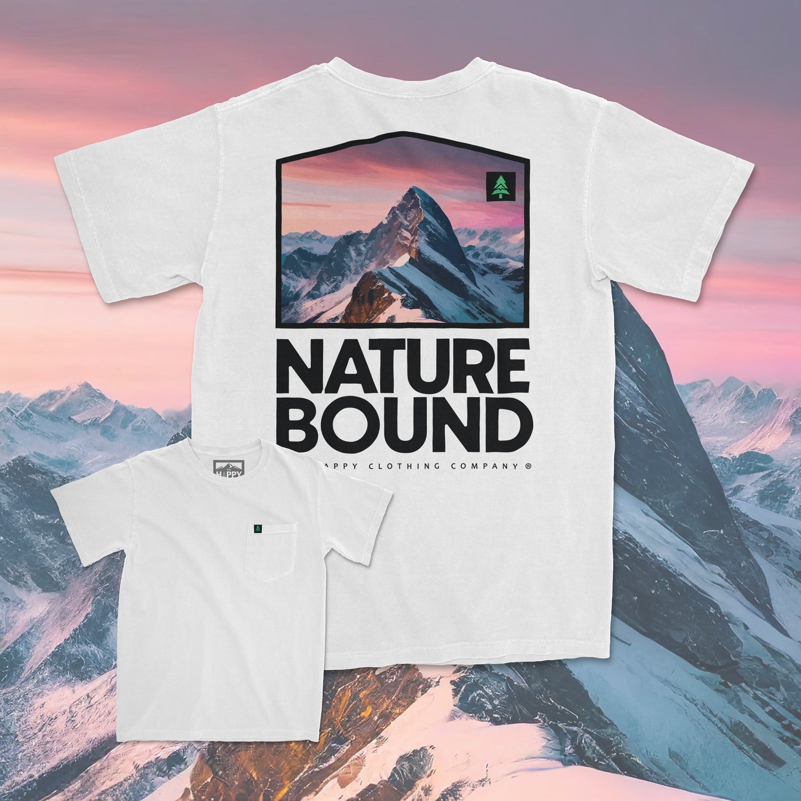 Nature Bound Pigment-Dyed Pocket T-Shirt