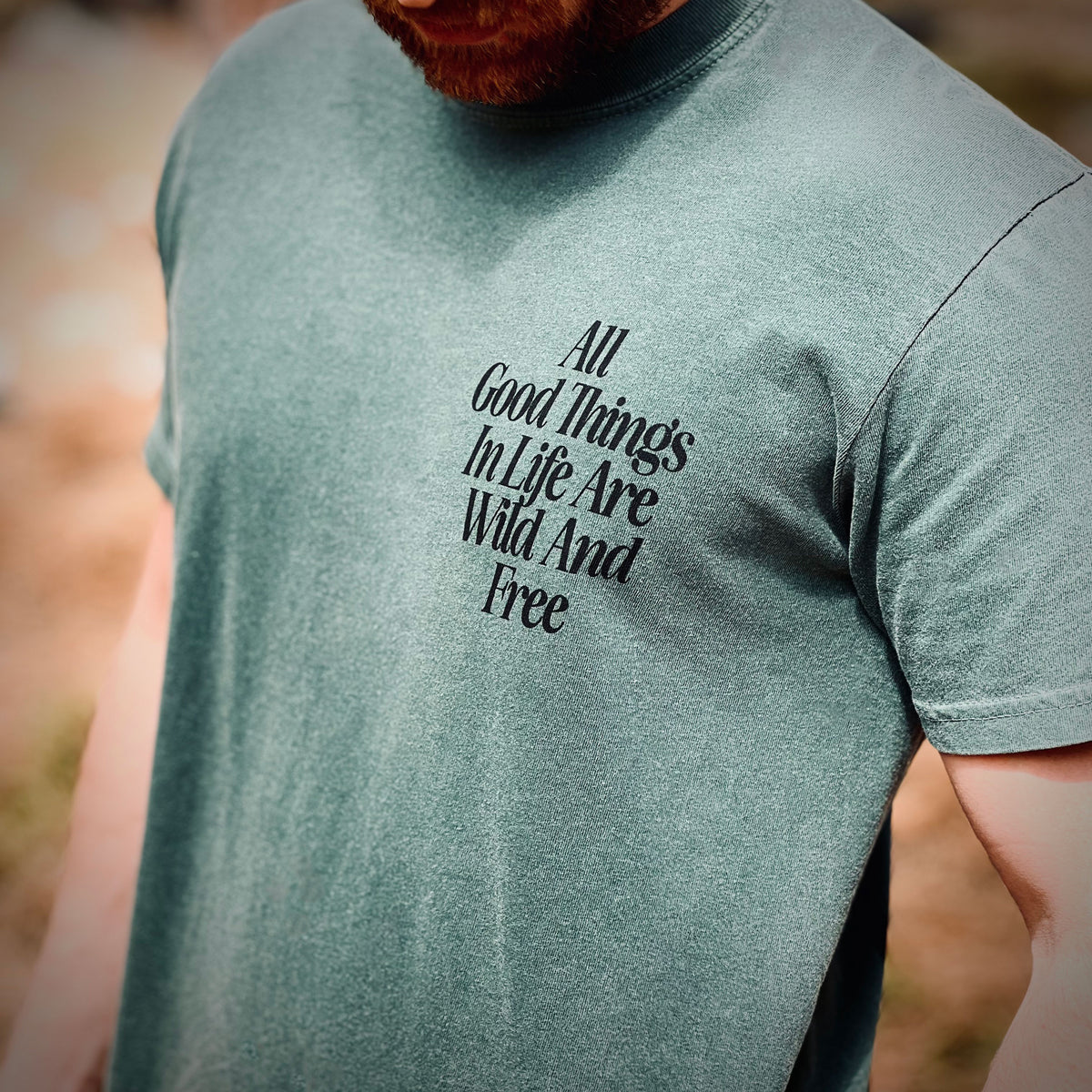 Wild Pigment-Dyed Tee - The Happy Clothing Company