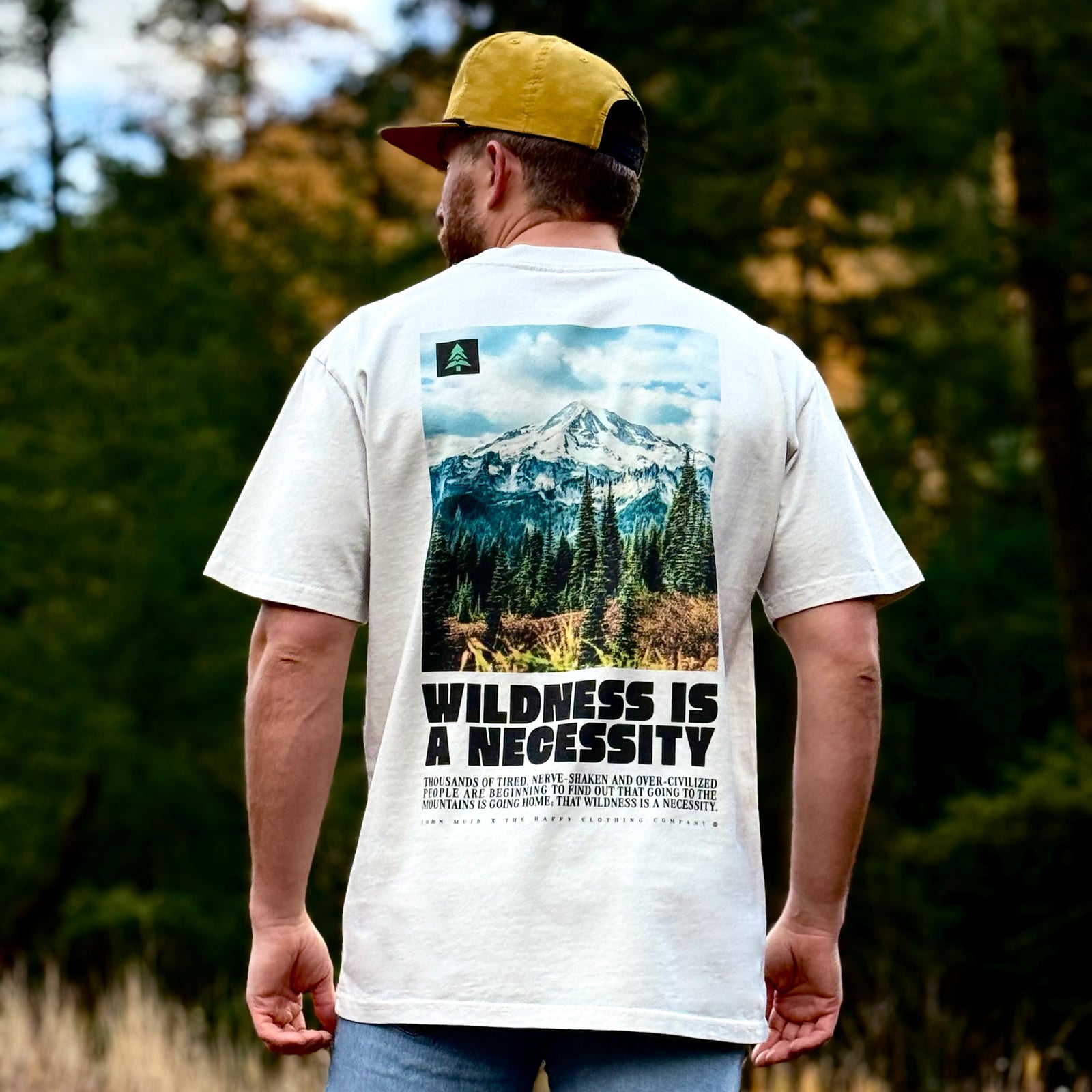 Wildness Is A Necessity Vintage Oversized Tee - The Happy Clothing Company