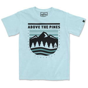 Above The Pines <br> Nature-Inspired Pigment Dyed Tee - The Happy Clothing Company