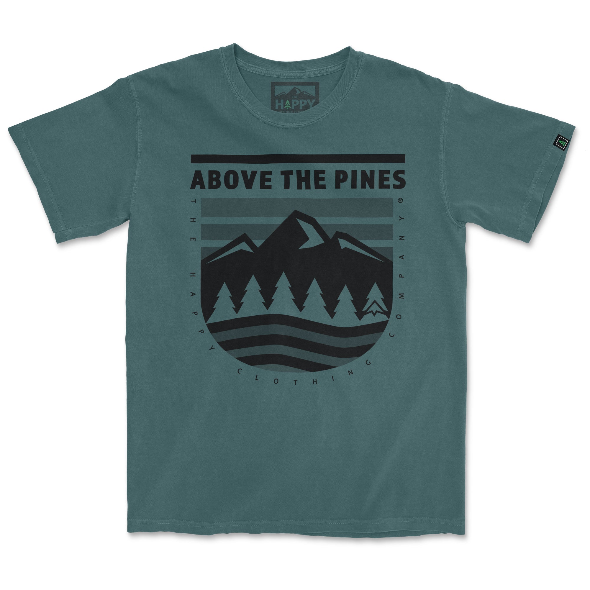 Above The Pines <br> Nature-Inspired Pigment Dyed Tee - The Happy Clothing Company