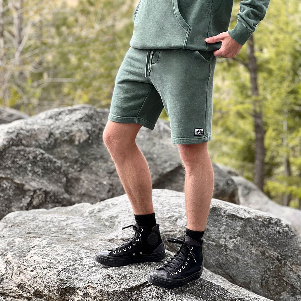 Nature-Dyed Unisex Heavyweight Shorts, Mountain Edition