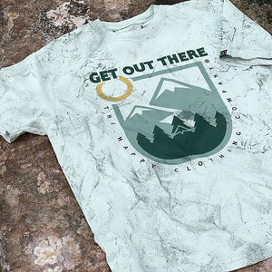 Get Out There <br> Nature-Inspired Color Blast Tee - The Happy Clothing Company