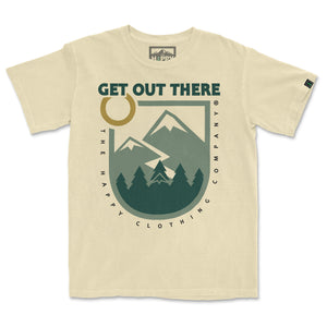 Get Out There <br> Nature-Inspired Pigment Dyed Tee - The Happy Clothing Company