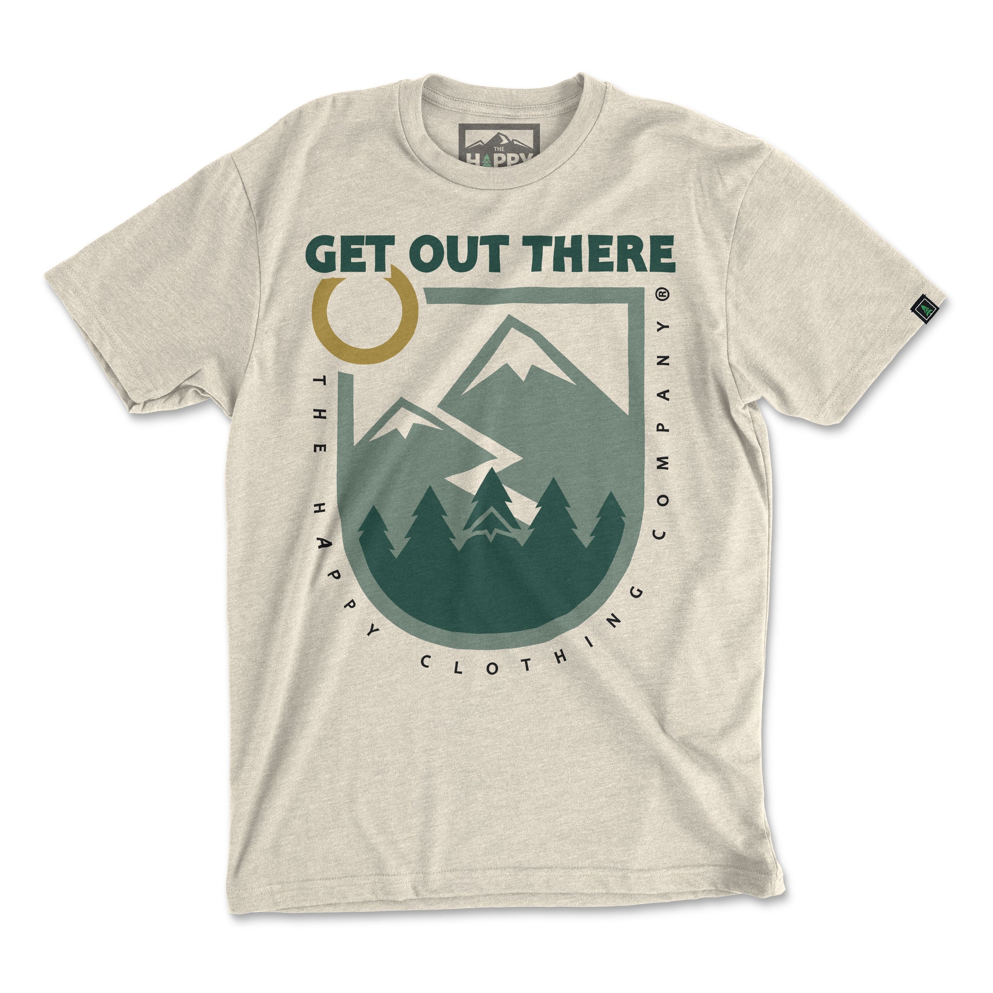 Get Out There <br> Lightweight Bi-Blend Tee - The Happy Clothing Company