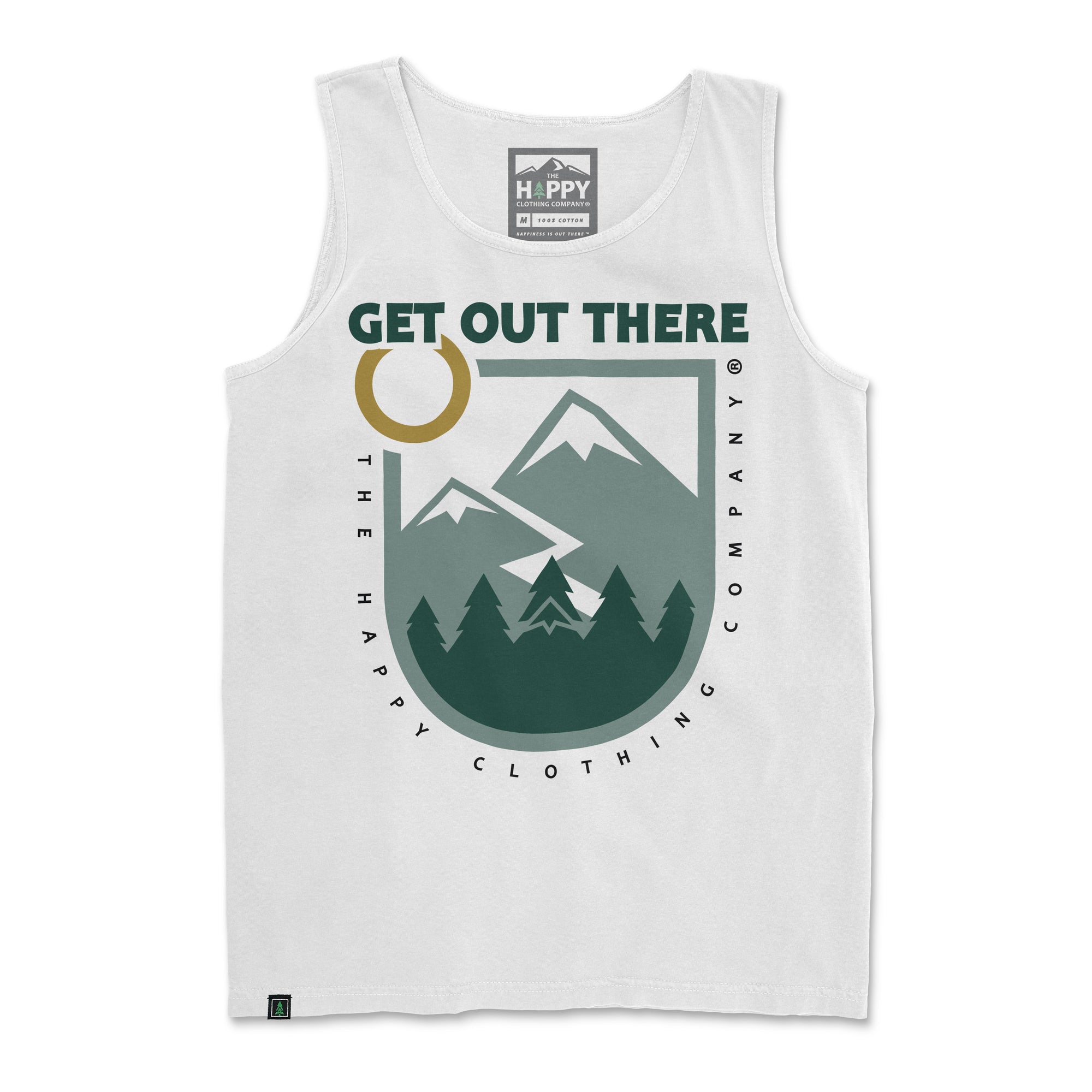 Get Out There <br> Nature-Inspired Pigment Dyed Tank - The Happy Clothing Company