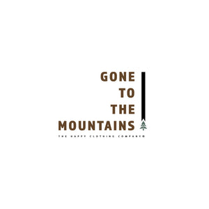 Gone To The Mountains | Back Print | <br> Pigment-Dyed Unisex Crewneck - The Happy Clothing Company
