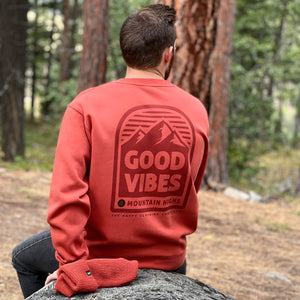 Good Vibes | Mountain Highs | Nature-Dyed Unisex Crew