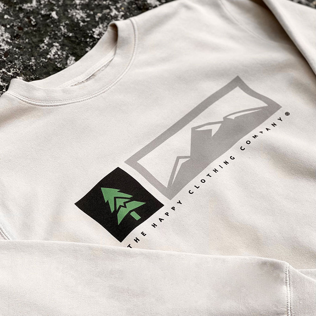 Brand Icons Inspired-Dye <br> Unisex Heavyweight Crewneck Sweatshirt - The Happy Clothing Company