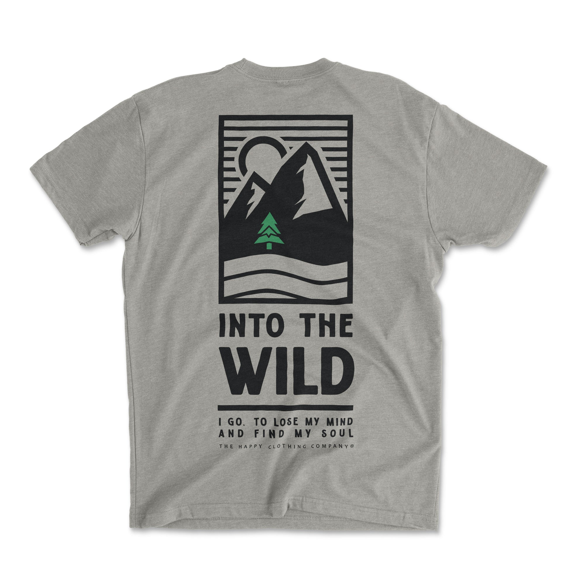 Into The Wild Back Print Blend Tee | Lightweight |