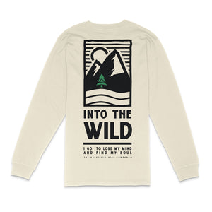 Into The Wild Back Print Essential Long Sleeve | Premium Heavyweight |