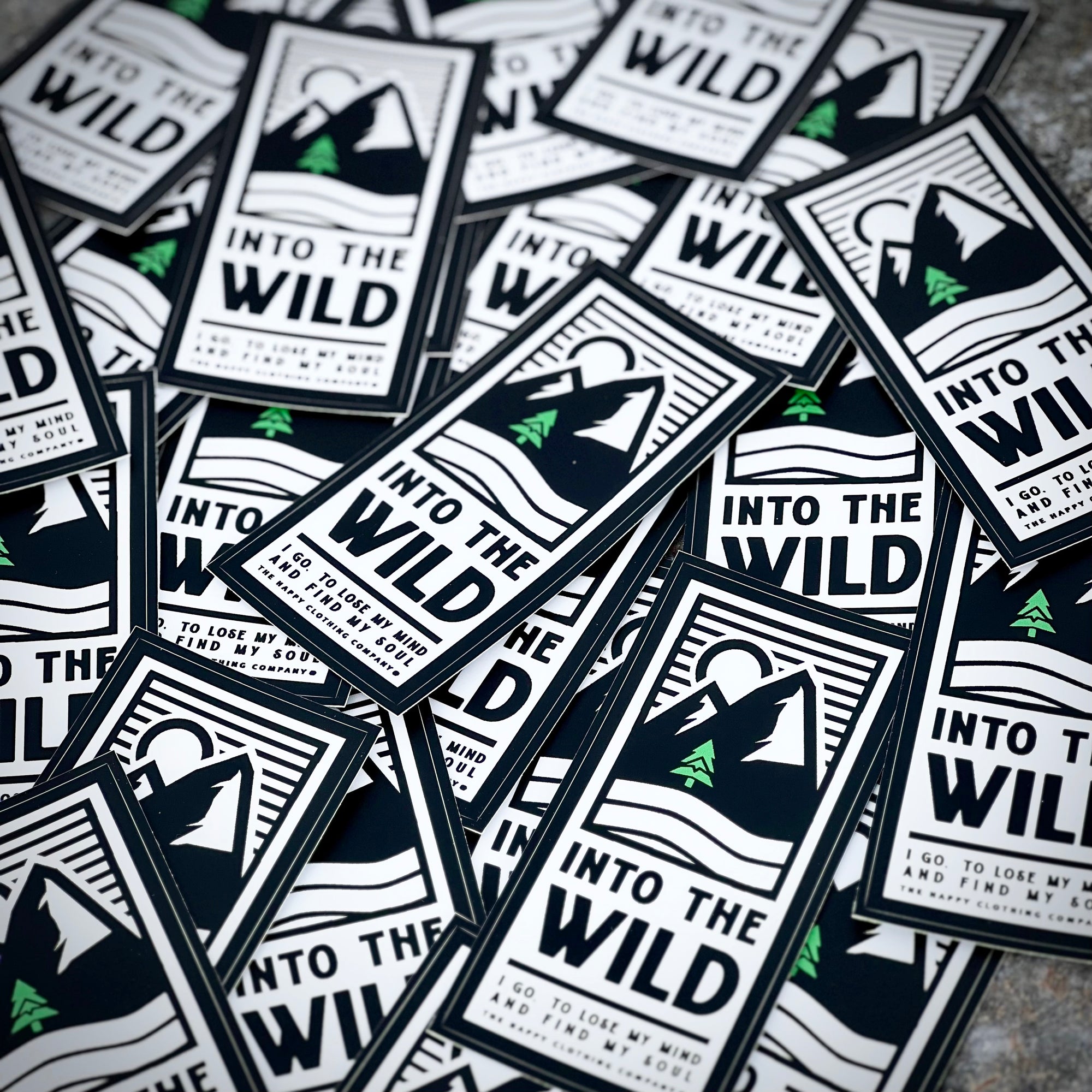 Into The Wild I Go Sticker