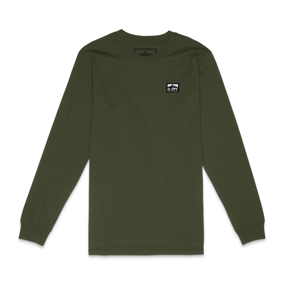 Logo Label Essential Long Sleeve | Premium Heavyweight | - The Happy Clothing Company