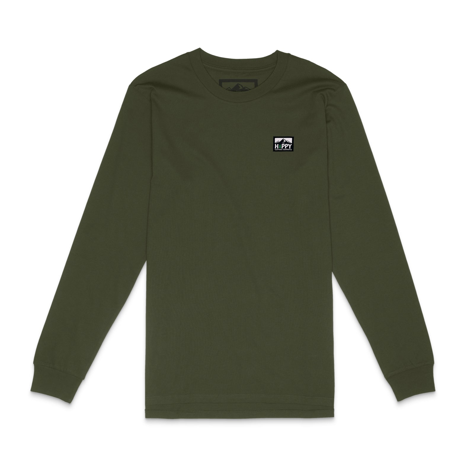 Logo Label Essential Long Sleeve | Premium Heavyweight | - The Happy Clothing Company